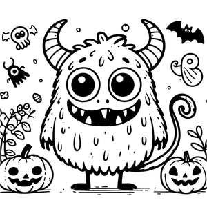 Criatura Fofa de Halloween