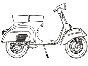 Vespa Scooter Motocicleta da Piaggio