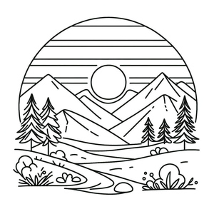 Paisagem Montanhosa