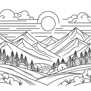 Vista Cênica da Montanha