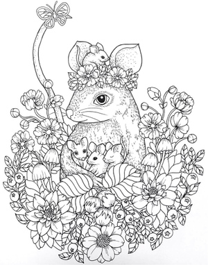 Mandala da Família do Rato