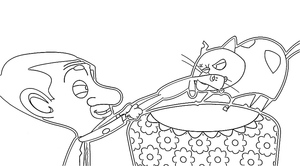 Mr. Bean com Scrappy