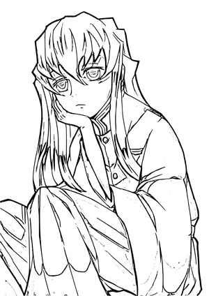 Muichiro Tokito Pensativo