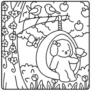 Página para Colorir Página para Colorir Liberte os Amigos Peludos