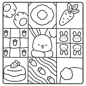 Página para Colorir Página para Colorir Meus Amigos Peludinhos