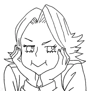 Página para Colorir Aoyama Yuga de My Hero Academia