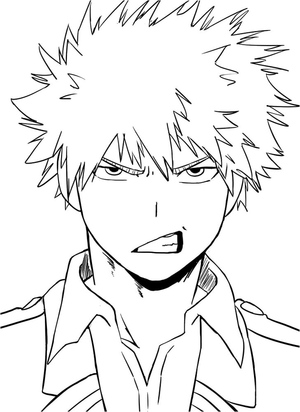 Bakugo da série My Hero Academia