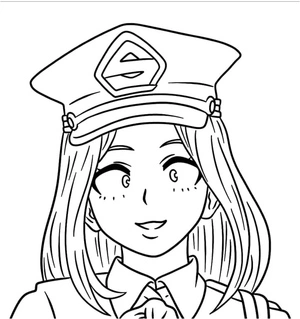 Página para Colorir Página para colorir da Camie Utsushimi