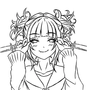 Página para Colorir Himiko Toga