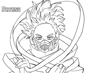 Página para Colorir Hitoshi Shinso