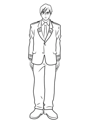 Página para Colorir Iida Tenya