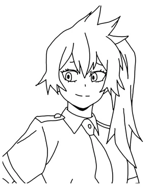 Página para Colorir Página para colorir Itsuka Kendo de My Hero Academia
