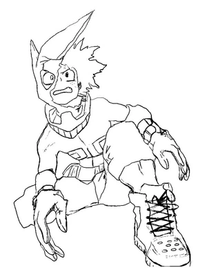 Página para Colorir Izuku Midoriya