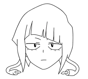 Página para Colorir Jirou Kyouka de My Hero Academia