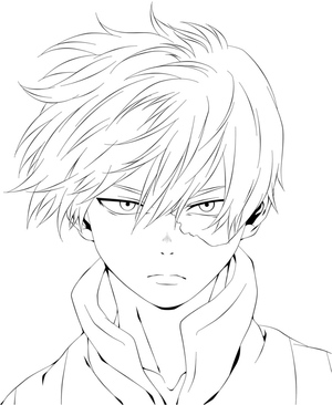 Shouto Todoroki de My Hero Academia