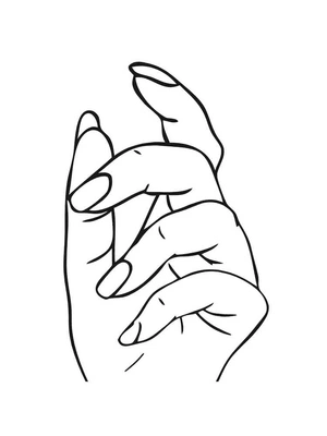 Página para Colorir Página para Colorir de Unhas Grátis para Imprimir