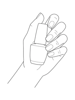 Página para Colorir Unhas para Imprimir