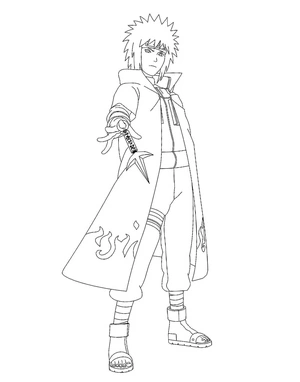 Página para Colorir Grande Minato