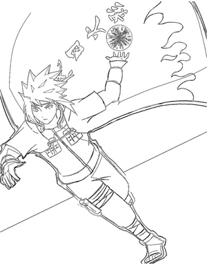 Minato executando Rasengan, por favor evite chamar de Minato Usando Rasengan.