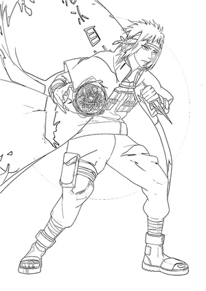 Minato usando Rasengan