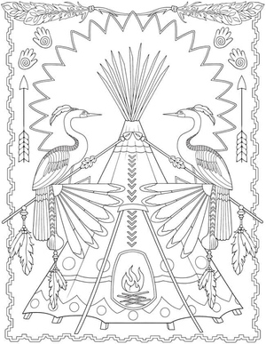Wigwam e Cegonhas com Lanças
