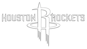 Página para Colorir Clube NBA Rockets