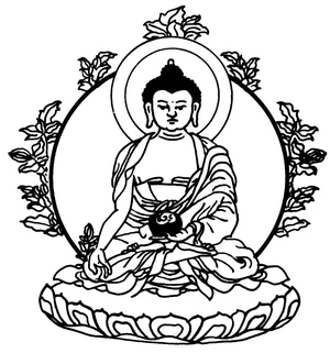 Página para Colorir Buda, o Iluminado