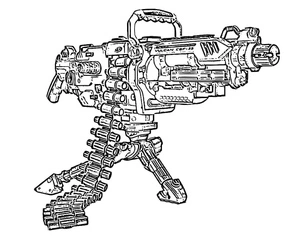 Página para Colorir Máquina de Armas Nerf