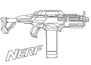 Página para Colorir Nerf-tástico
