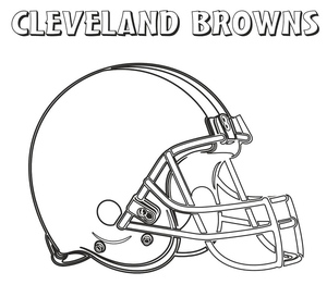 Imagem do Capacete do Cleveland Browns