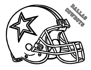 Imagem do capacete do Dallas Cowboys