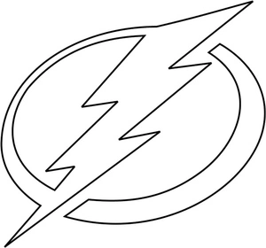 Página para Colorir Página para Colorir: Design do Tampa Bay Lightning