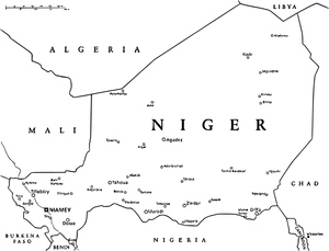 Mapa Político da Nigéria
