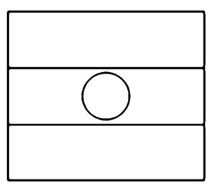 Página para Colorir Imprimível da Bandeira do Níger