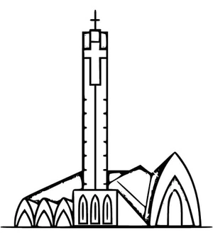 Página para Colorir Igreja da Nigéria