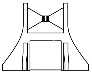 Página para Colorir Portão da Cidade de Abuja