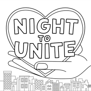 Página para Colorir Unidade Noturna