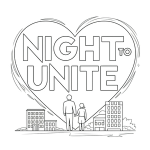 Unidos Sob a Cena Noturna