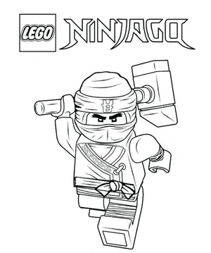 Página para Colorir Ninjago Grátis