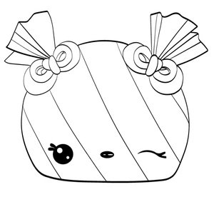 Página para Colorir Adoráveis Num Noms