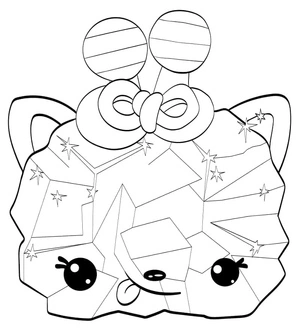 Página para Colorir Kawaii Num Noms