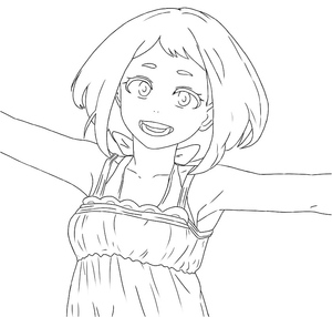 Ochako Uraraka de My Hero Academia
