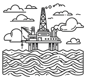 Plataforma de Perfuração de Petróleo