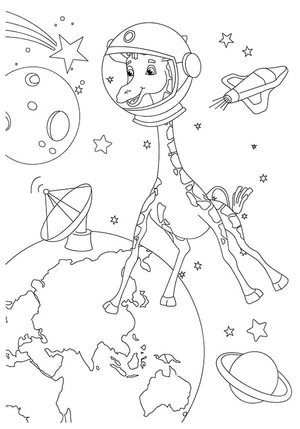 Girafa do Espaço Sideral