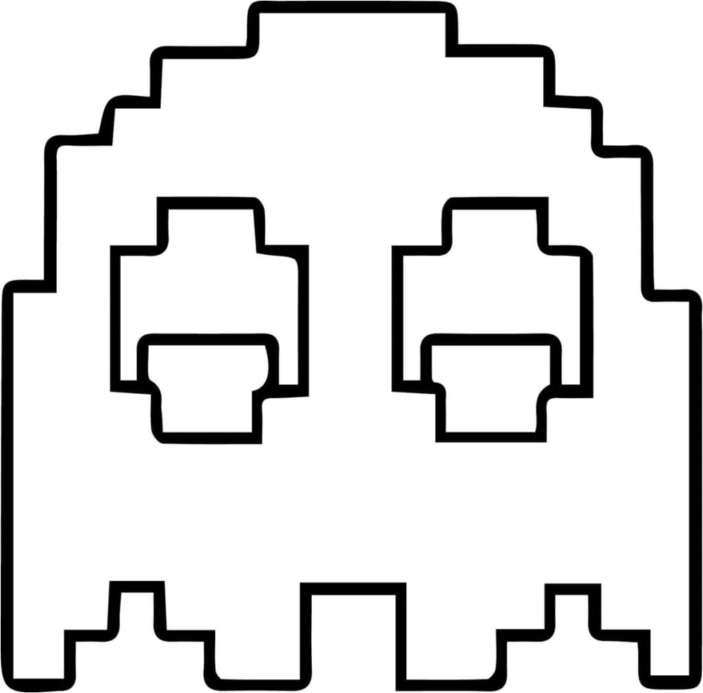 Páginas para Colorir de Pac-Man (9 PDFs Gratuitos para Imprimir)