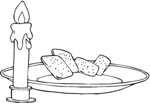 Vela e Pão da Páscoa