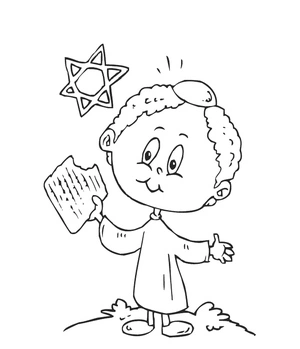 Página para Colorir Página para Colorir da Páscoa Judaica
