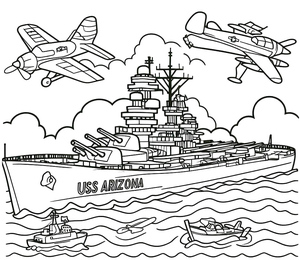 Navios e Aviões de Pearl Harbor