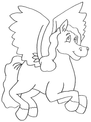 Cavalo Voador Feliz