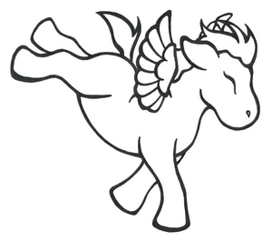 Cavalo Alado Alegre
